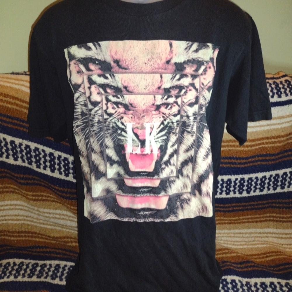 * VINTAGE | RARE * Last Kings Trippy Tiger Shirt - DOPE!!